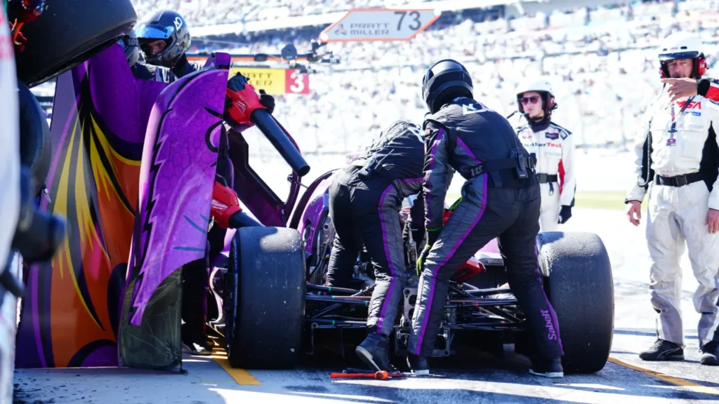 An alternator issue halted AO Racing's winning chances at Daytona in the penultimate hour