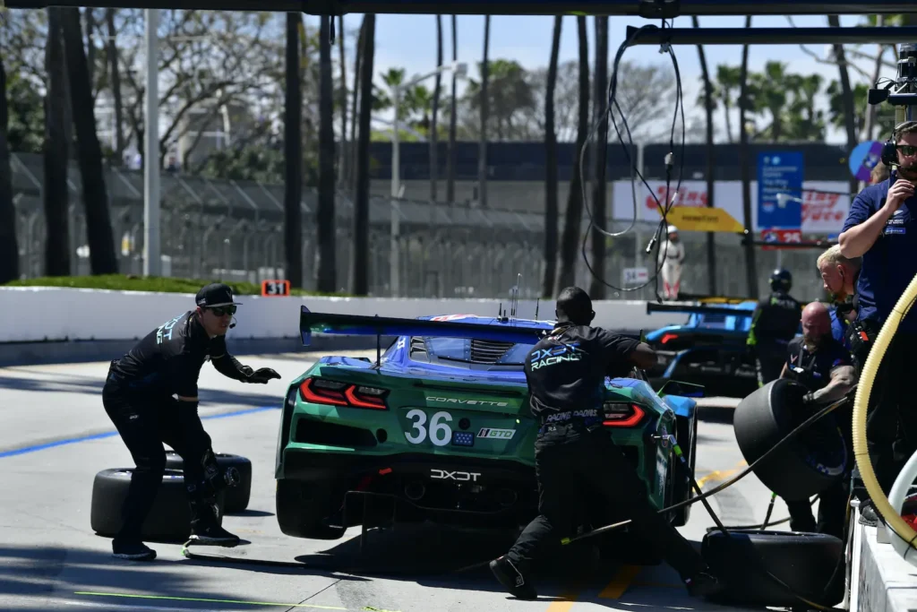 Robert Wickens drove his maiden IMSA SportsCar Championship stint since before his accident in the 2017 Daytona 24 Hours