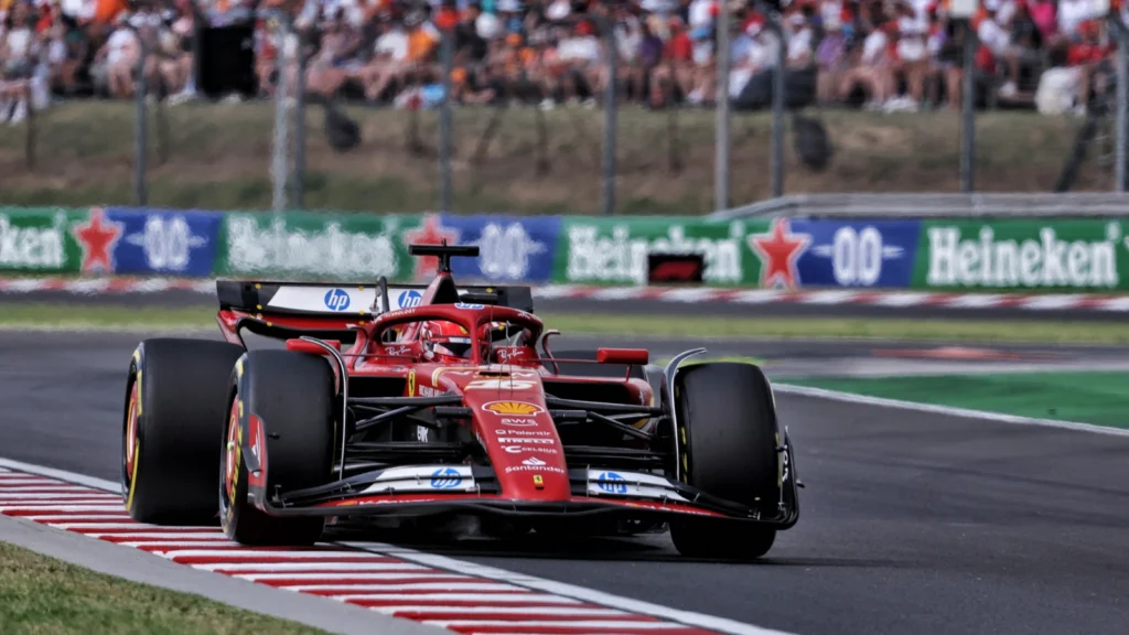 Charles Leclerc narrowly missed out on a podium last year at the Hungaroring after finishing fourth