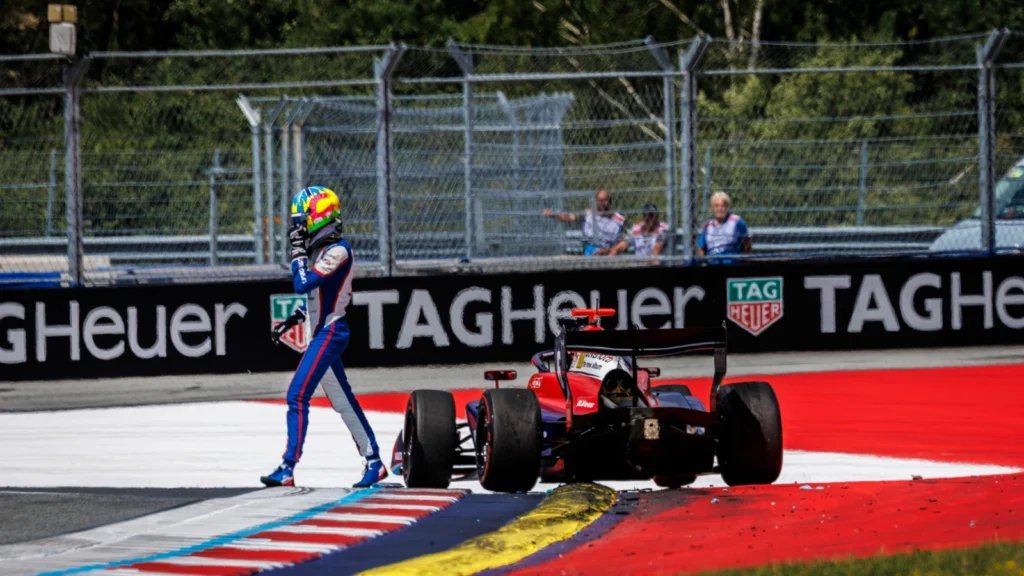 Heartbreak for Austrian fan-favourite Charlie Wurz as a podium finish slipped through his grasp