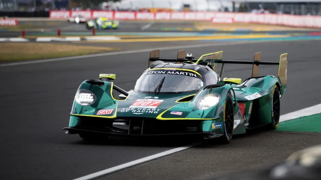 Both #007 and #009 Aston Martin Valkyries reached the end of their first 24-hour endurance race at the 93rd Le Mans