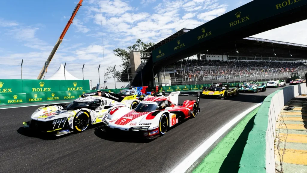 Loic Duval successfully held fourth place on the opening lap for the fifth FIA WEC round of 2025