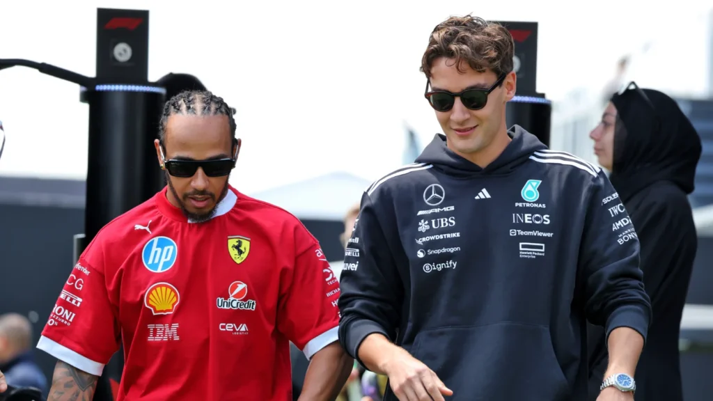 Whilst no longer team-mates, George Russell has maintained a good relationship with Lewis Hamilton