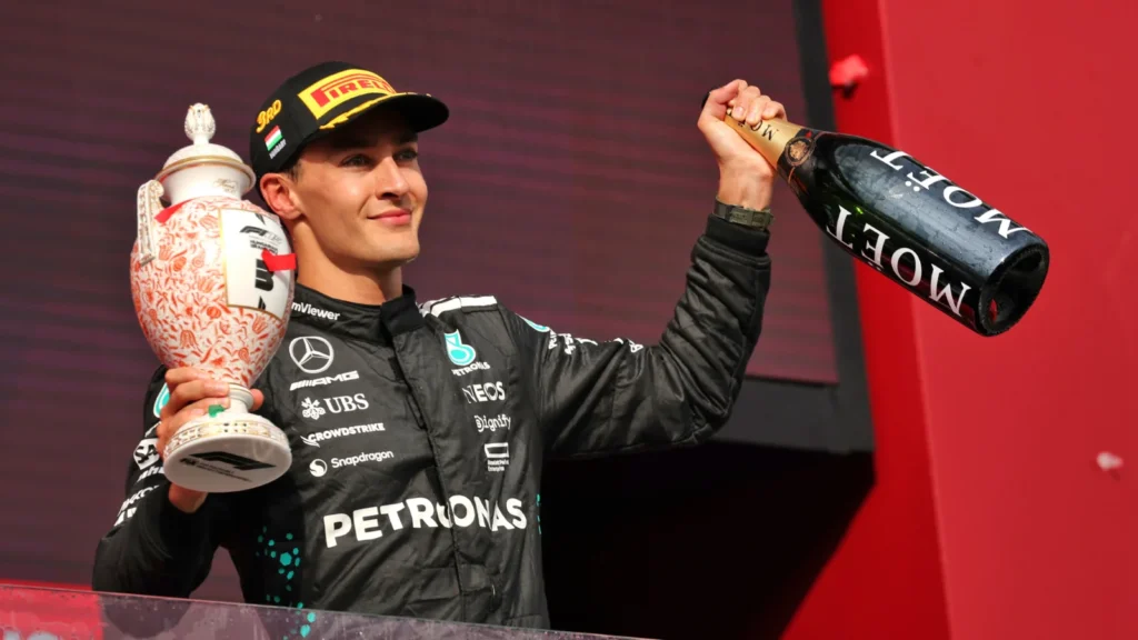 George Russell is set to stay with Mercedes