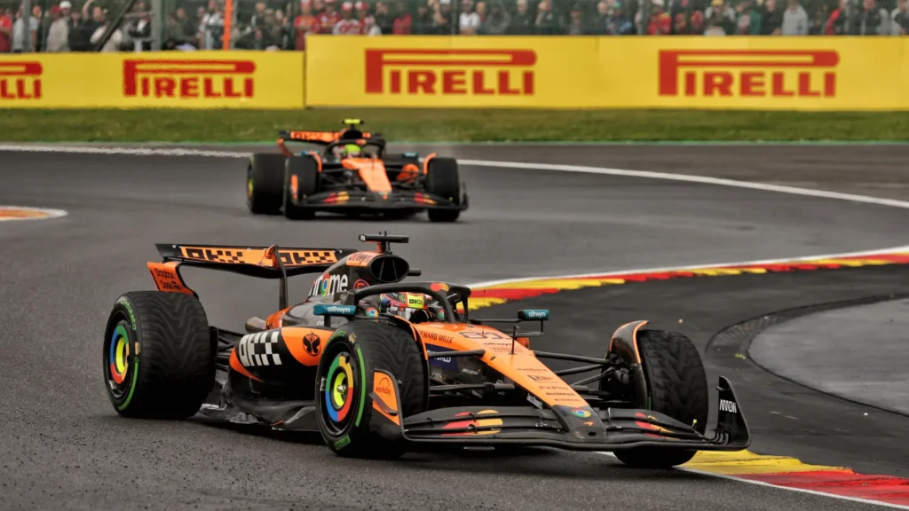 McLaren considered double-stacking in the F1 Belgian GP