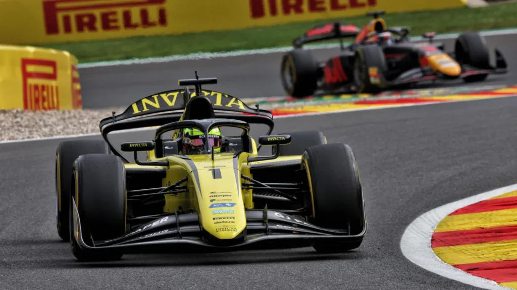 The Italian is leading the F2 championship with three wins