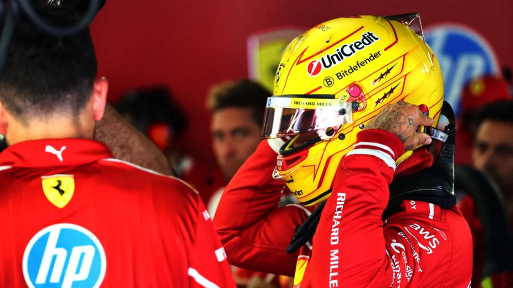 Lewis Hamilton has been sending documents to Ferrari