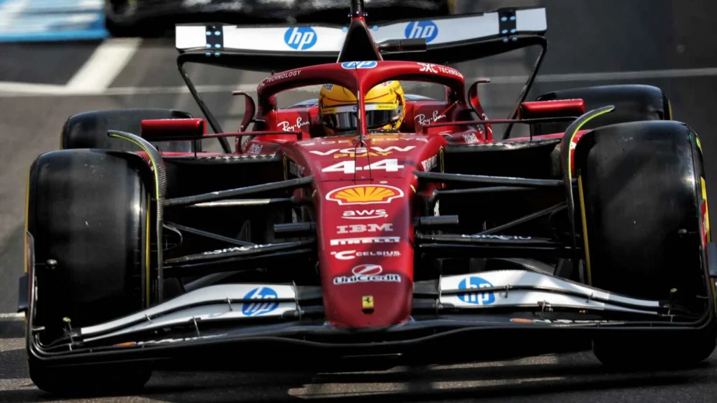 Lewis Hamilton qualified 18th for the Sprint Race at Spa Francorchamps