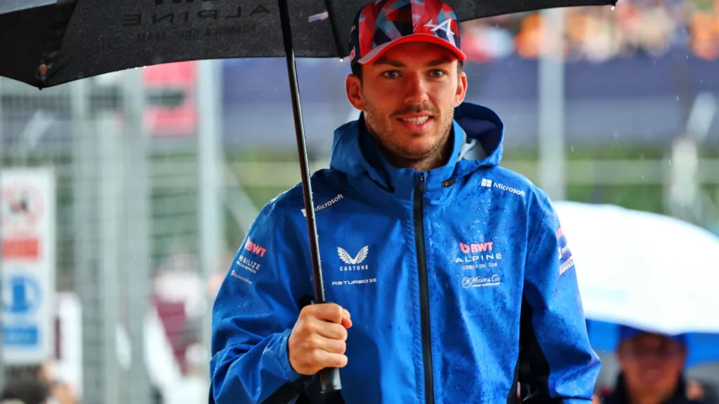 Pierre Gasly (FRA) Alpine F1 Team on the drivers' parade. 06.07.2025. Formula 1 World Championship, Rd 12, British Grand Prix, Silverstone, England, Race Day