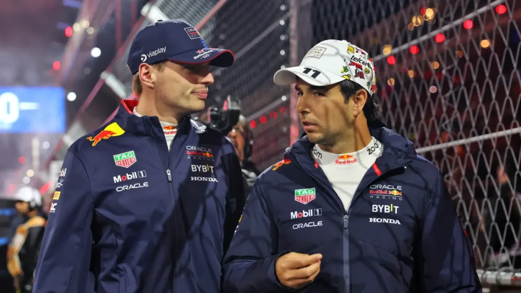 Sergio Perez has lavished praise on ex-Red Bull team-mate Max Verstappen